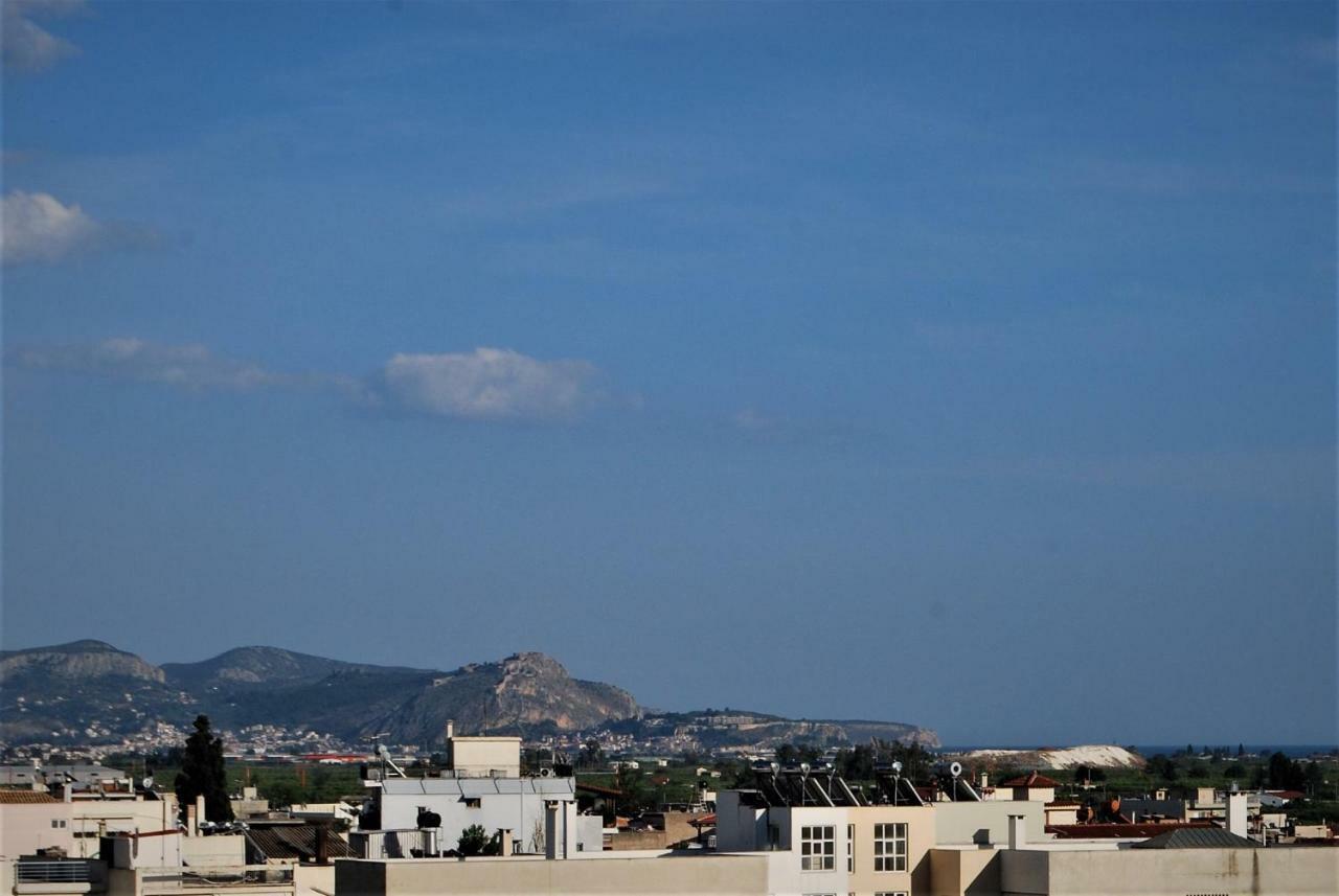 Central Flat In Argos With A View On Nafplio Bagian luar foto